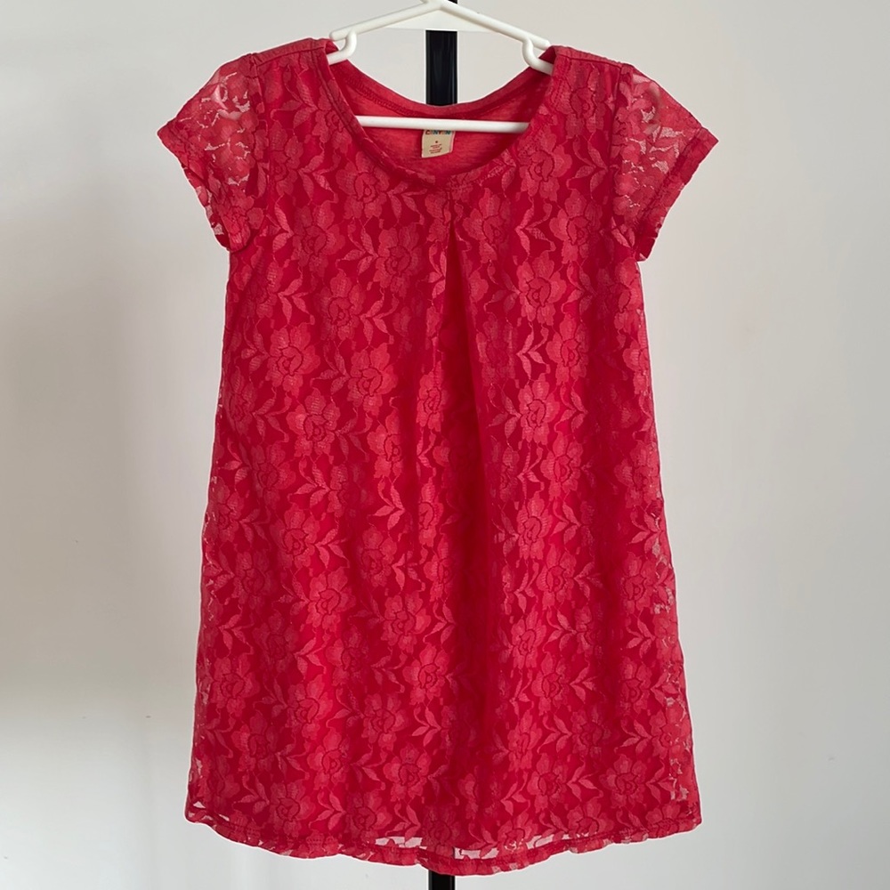 Harper Canyon Red Lace Dress, 5